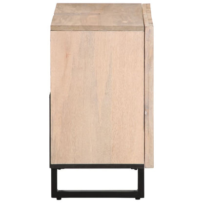 Wastafelkast 62x34x58 cm massief mangohout