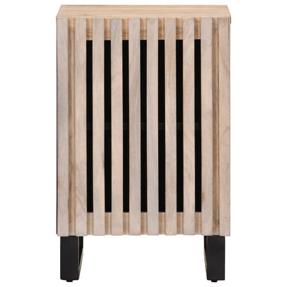 Badkamerkast 38x34x58 cm massief mangohout