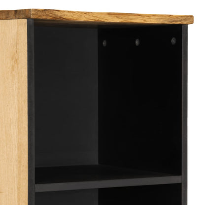 Dressoir 38x34x160 cm massief ruw mangohout
