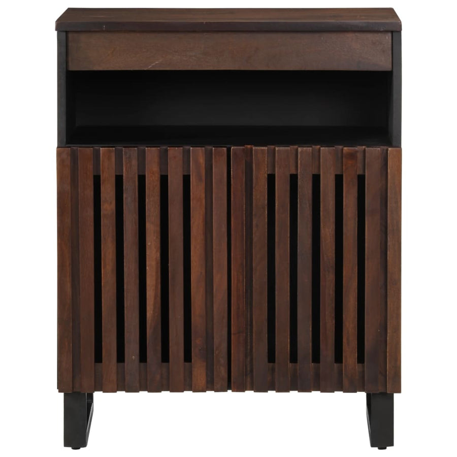 Dressoir 60x34x75 cm massief mangohout bruin