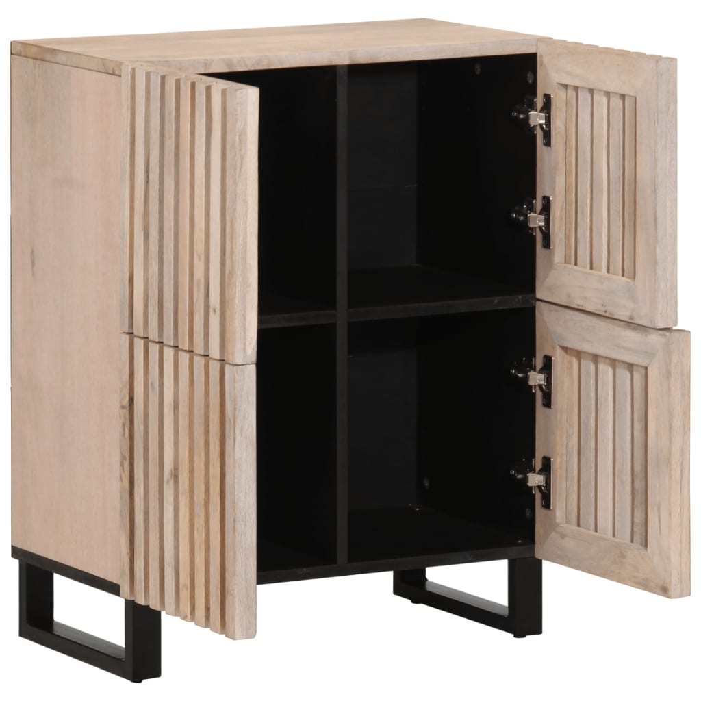 Dressoir 60x34x75 cm massief mangohout