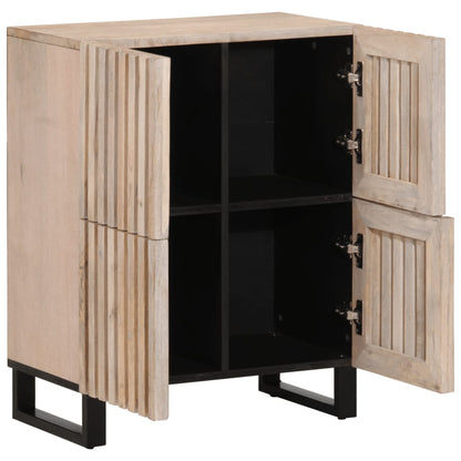 Dressoir 60x34x75 cm massief mangohout