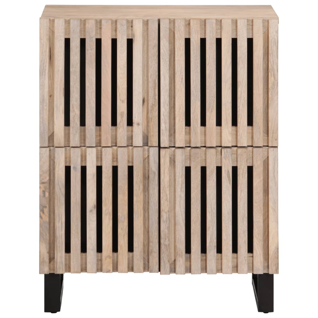 Dressoir 60x34x75 cm massief mangohout