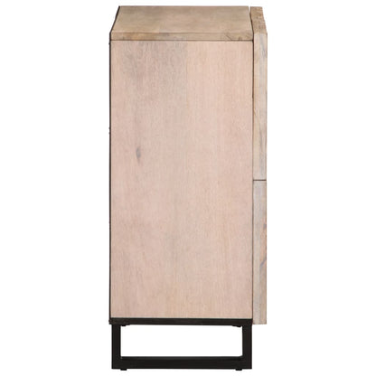 Dressoir 60x34x75 cm massief mangohout