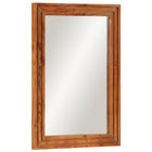 Bathroom Mirror 50x70 cm Solid Acacia Wood and Glass
