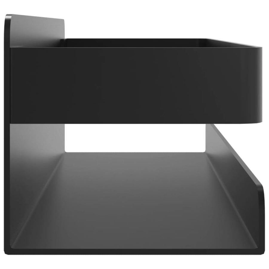 Doucherekje 23X6,5X6 Cm Geborsteld 304 Roestvrij Staal Matzwart