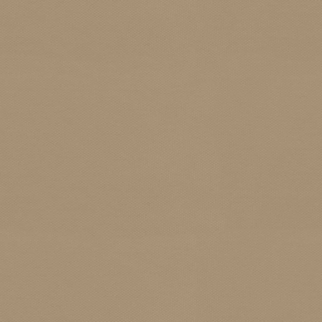 Prieel met uittrekbaar dak 3x3 m aluminium taupe