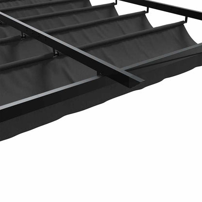 Paviljoen 400 x 300 x 200 cm Antraciet Polyester