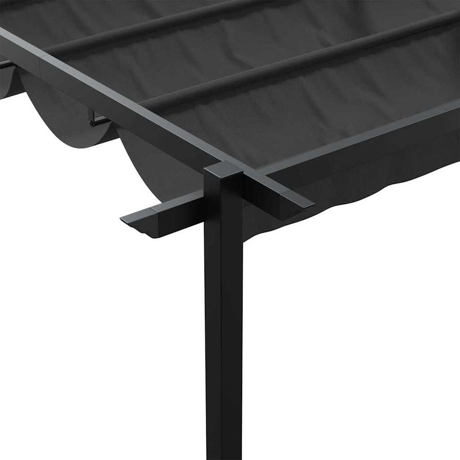 Paviljoen 400 x 300 x 200 cm Antraciet Polyester