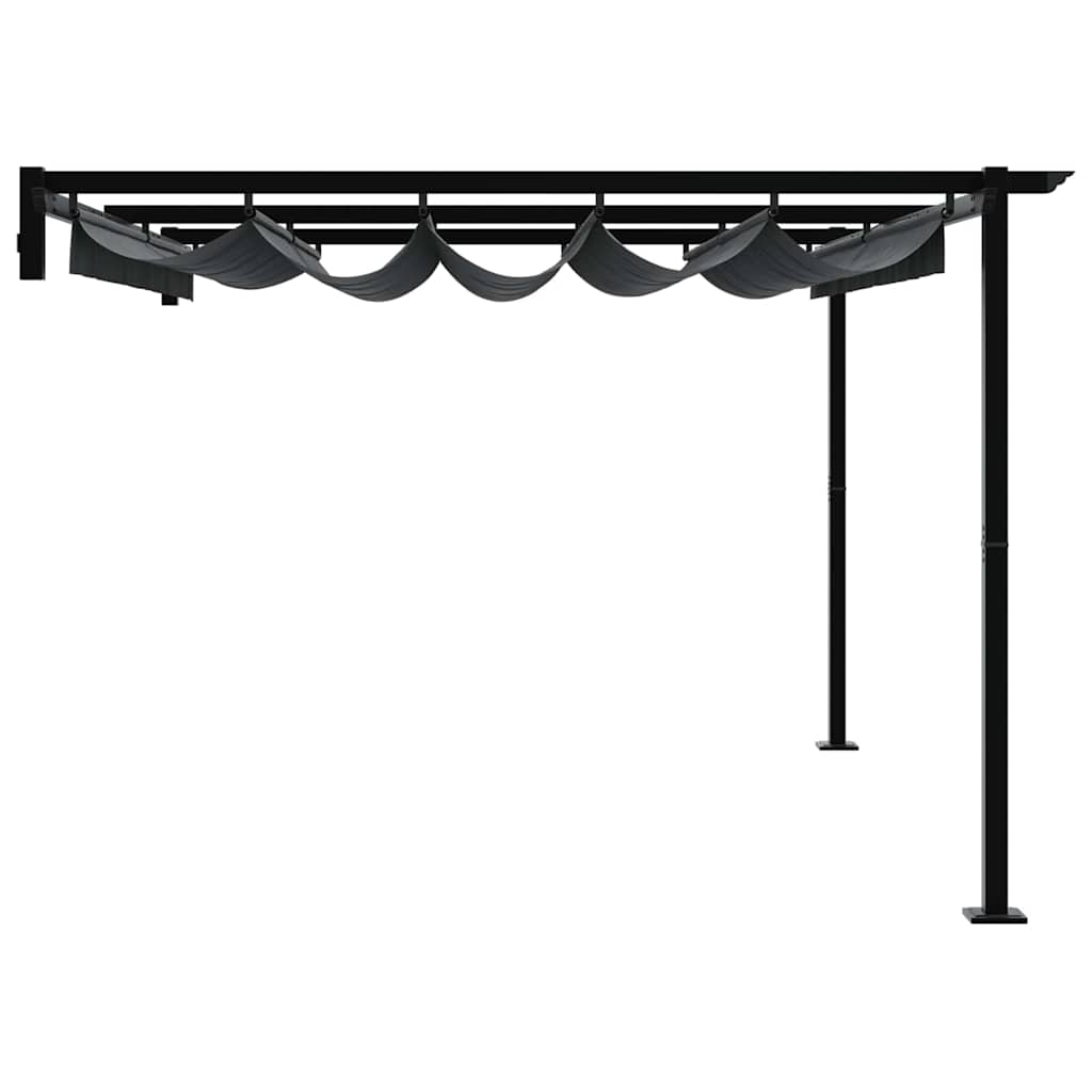 Paviljoen 400 x 300 x 200 cm Antraciet Polyester