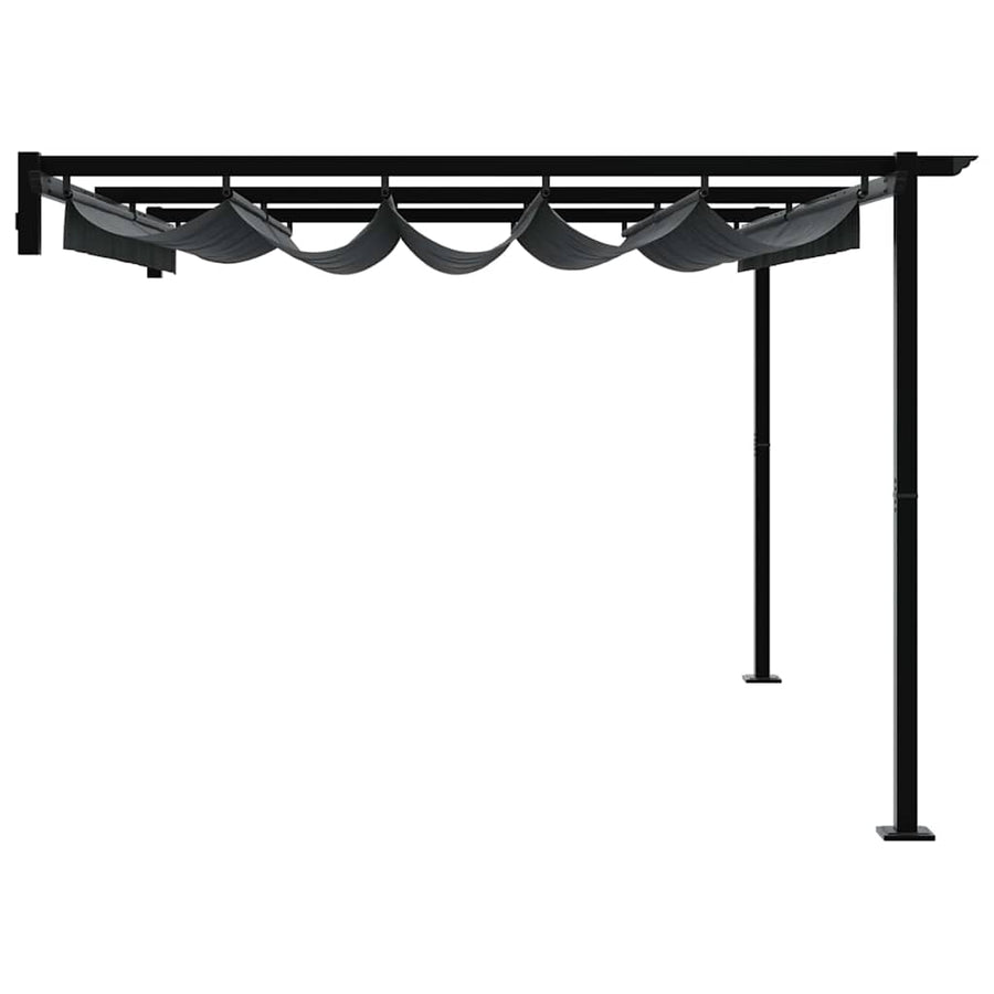 Paviljoen 400 x 300 x 200 cm Antraciet Polyester