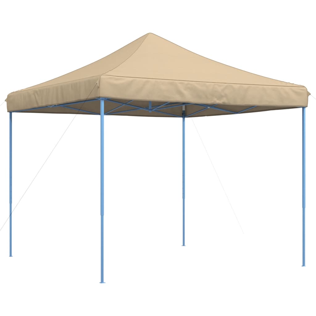 Partytent inklapbaar pop-up 292x292x315 cm beige