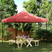 Partytent 292x292x315 cm bordeauxrood inklapbaar