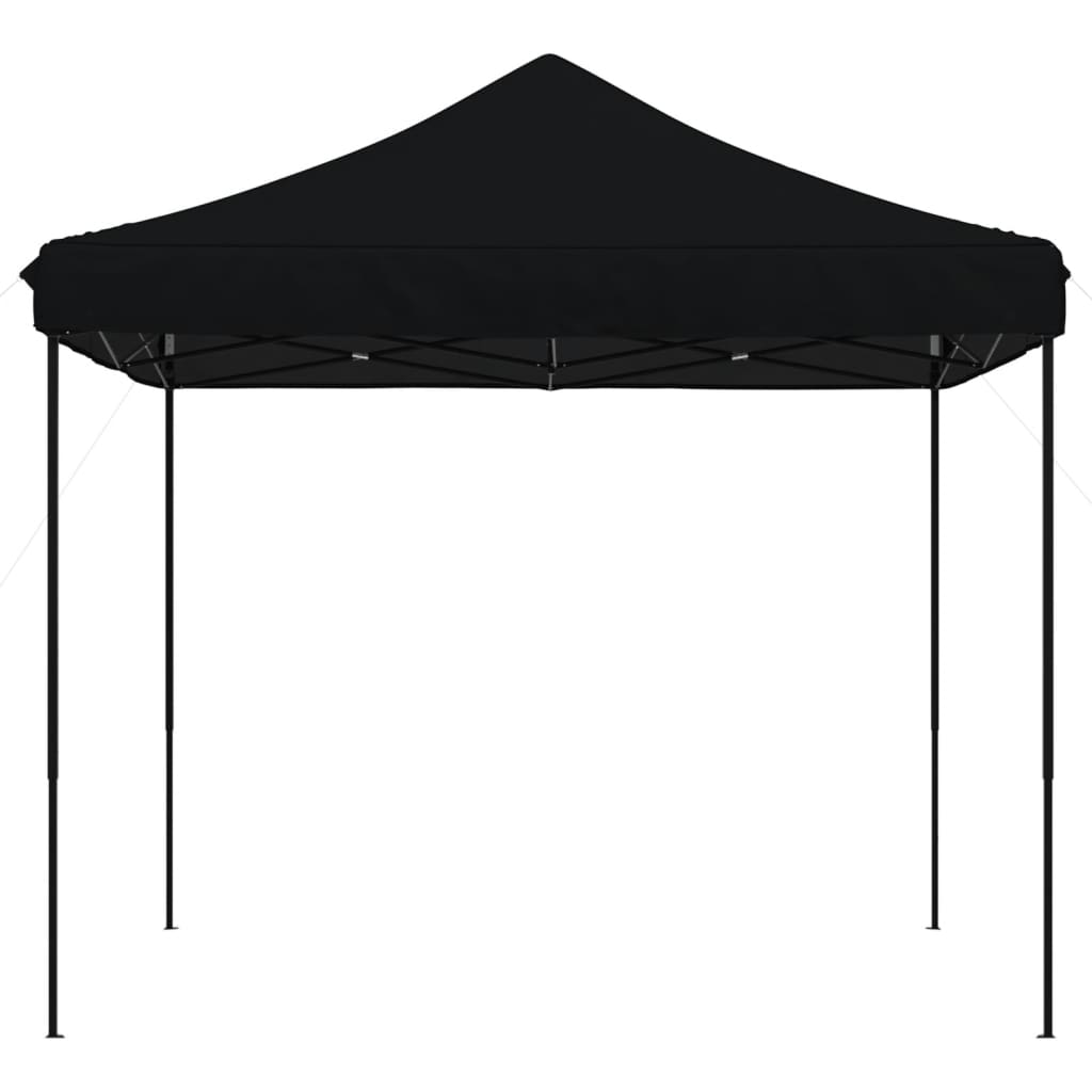 Partytent inklapbaar pop-up 292x292x315 cm zwart