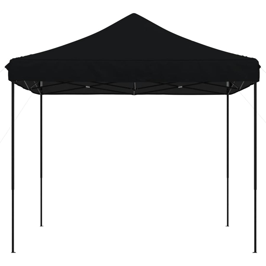 Partytent inklapbaar pop-up 292x292x315 cm zwart