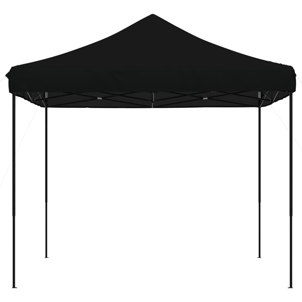 Partytent inklapbaar pop-up 292x292x315 cm zwart