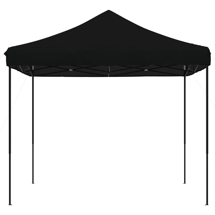 Partytent inklapbaar pop-up 292x292x315 cm zwart