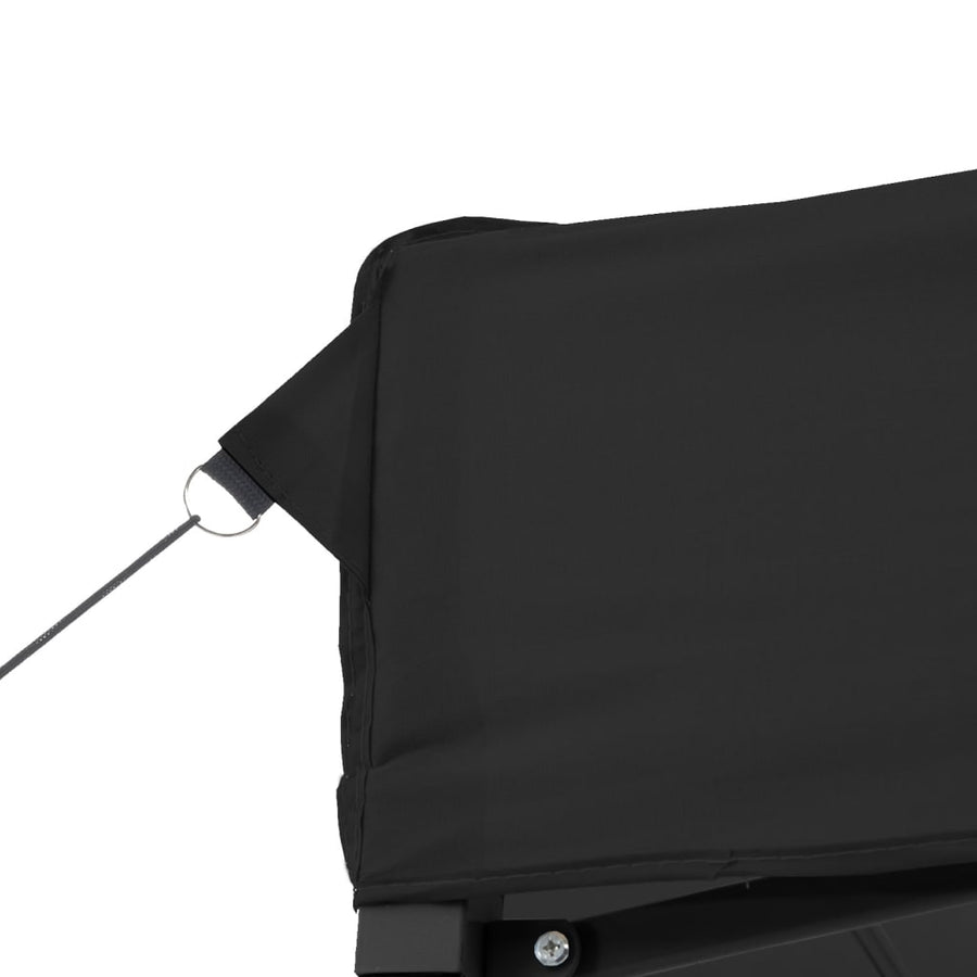 Partytent inklapbaar pop-up 292x292x315 cm zwart