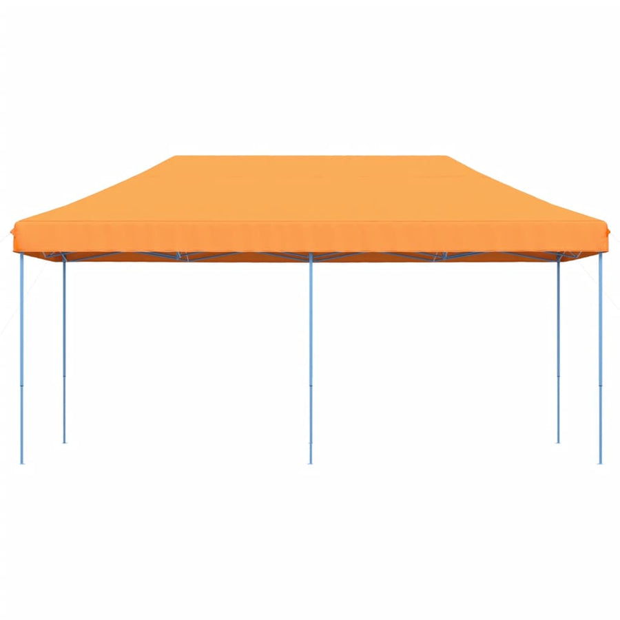 Partytent inklapbaar pop-up 580x292x315 cm oranje