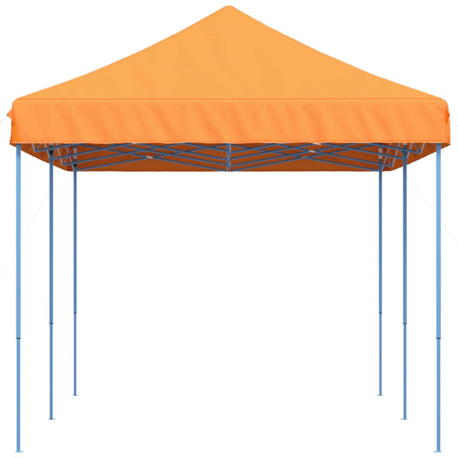 Partytent inklapbaar pop-up 580x292x315 cm oranje