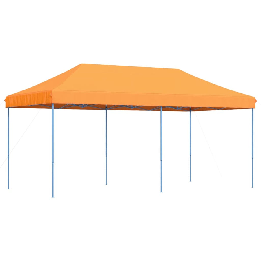 Partytent inklapbaar pop-up 580x292x315 cm oranje