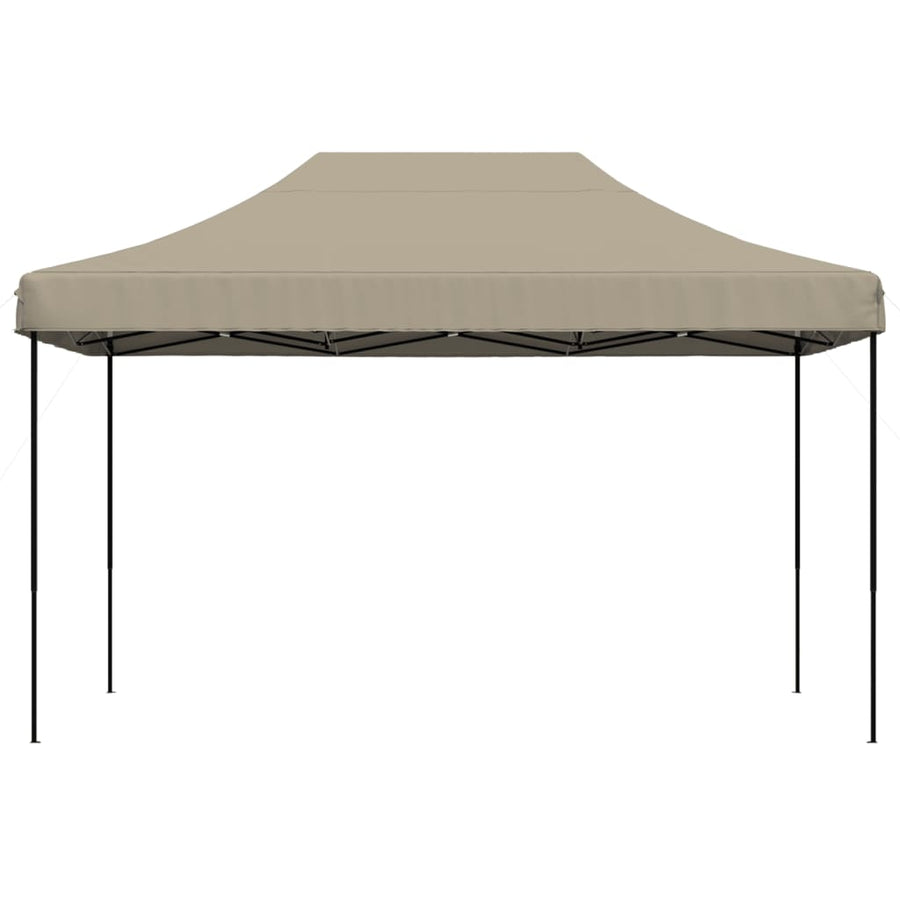 Partytent inklapbaar pop-up 440x292x315 cm taupe