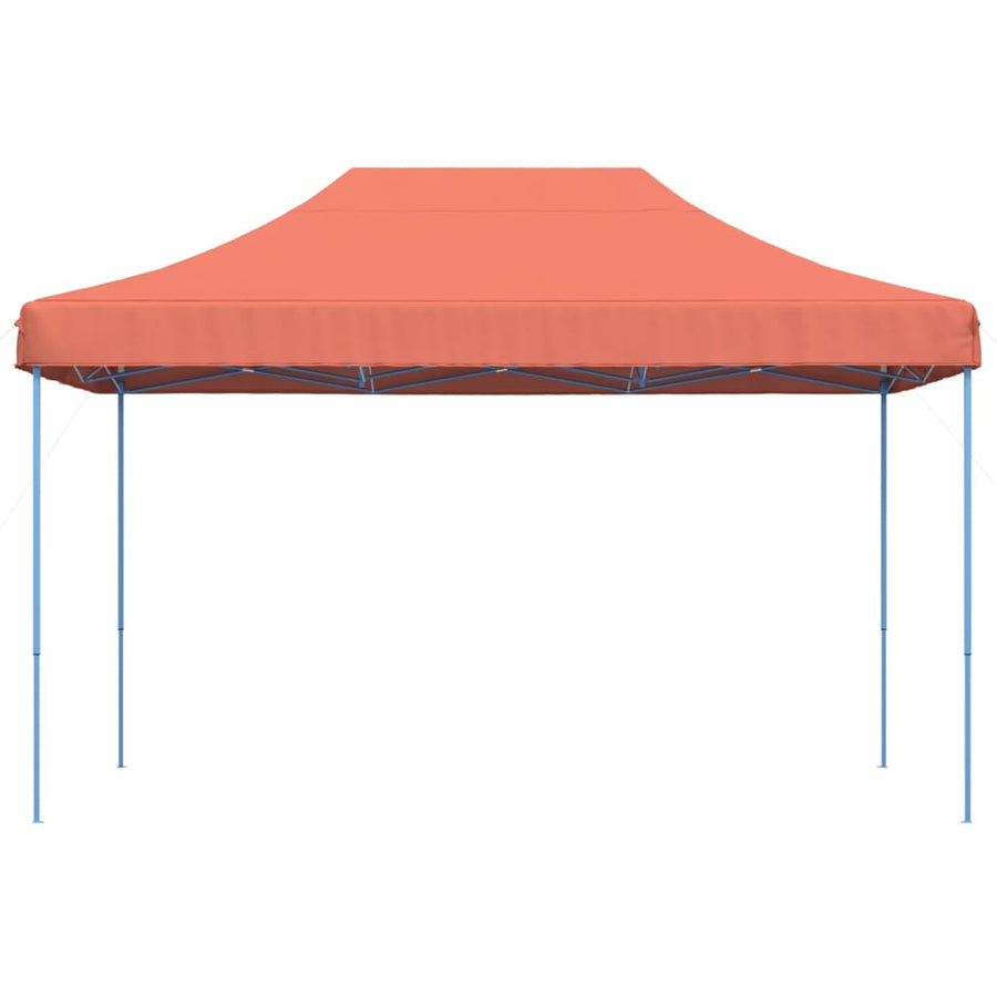Partytent inklapbaar pop-up 440x292x315 cm terracotta