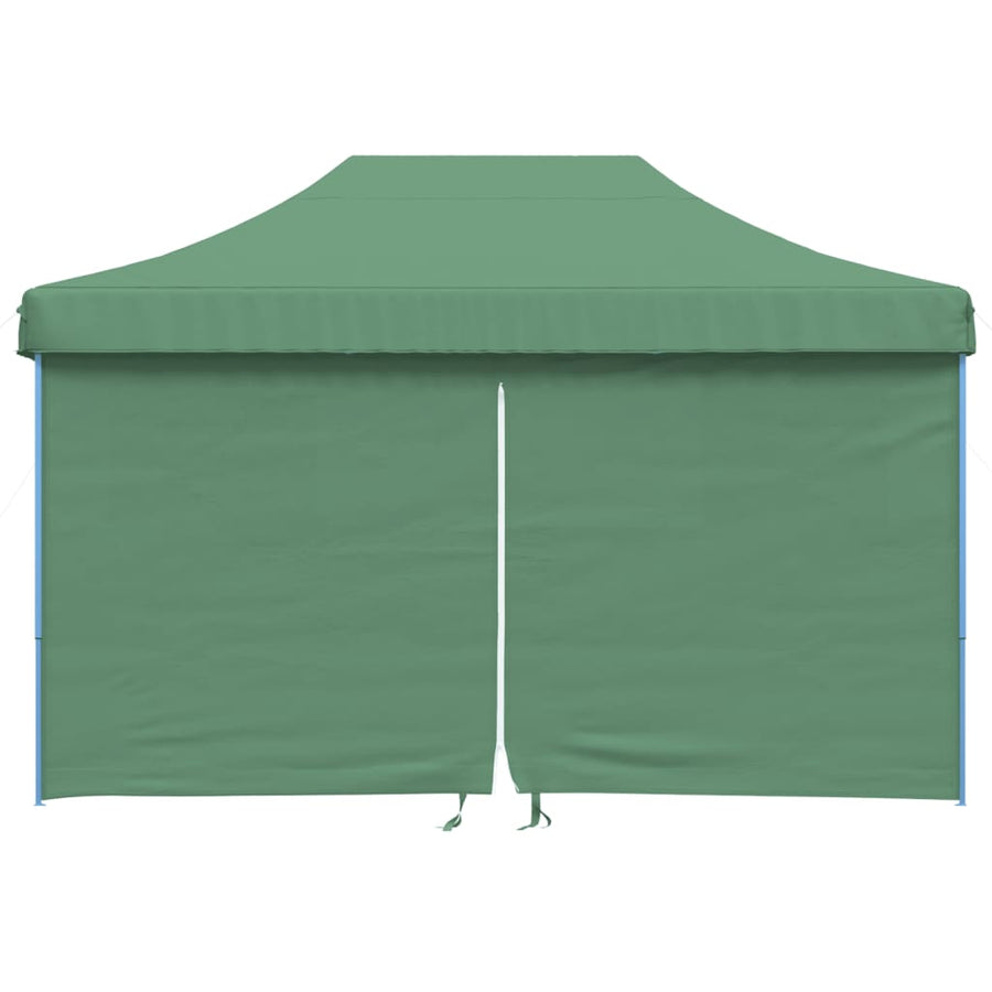 Partytent inklapbaar pop-up met 4 zijwanden groen