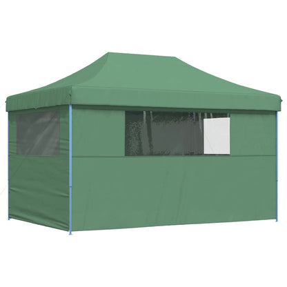 Partytent inklapbaar pop-up met 4 zijwanden groen