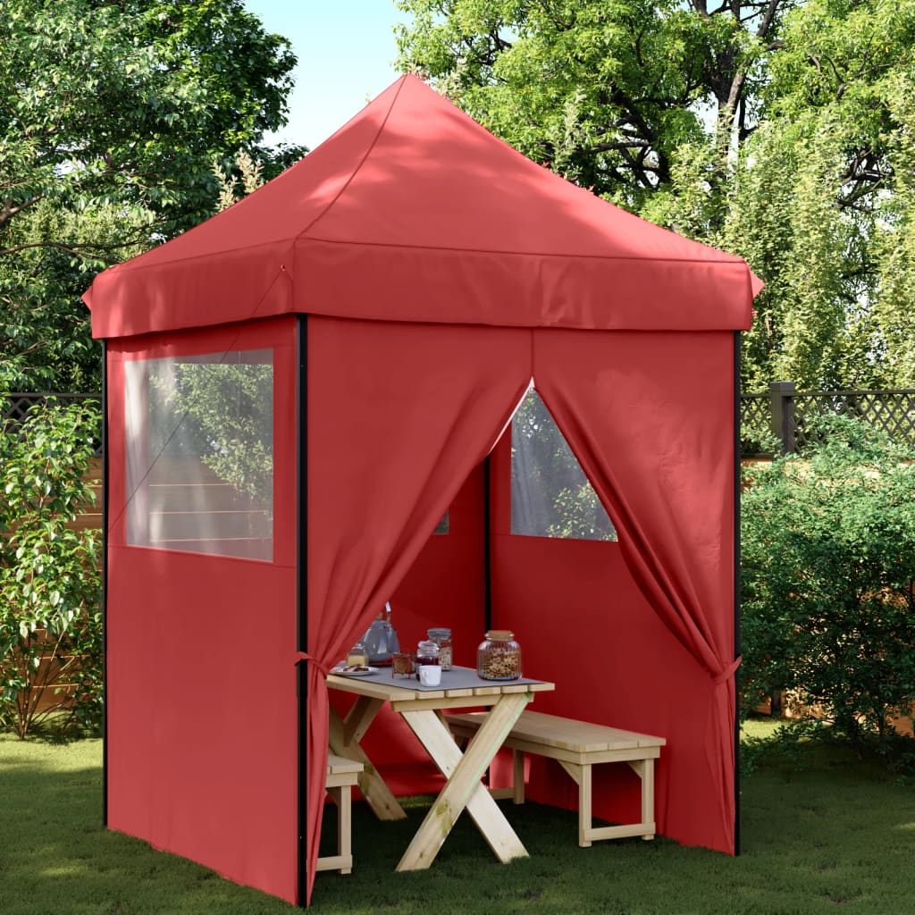 Partytent Inklapbaar Pop-Up Bordeauxrood