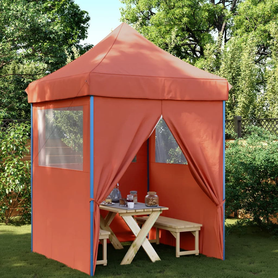 Partytent Inklapbaar Pop-Up Kleurig Terracotta