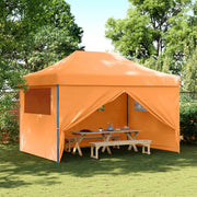 Partytent 410x279x315 cm oranje inklapbaar