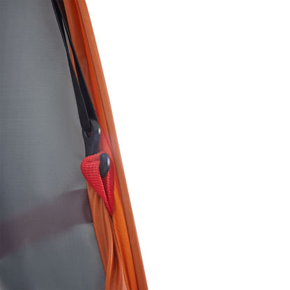 Privacytent pop-up waterdich grijs en oranje