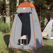 Privacytent pop-up 120x120x185 cm grijs oranje