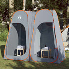 Privacytent pop-up 233x120x193 cm grijs oranje