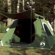Dome tent 4-person quick release green
