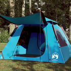 Koepeltent 4-persoons 210x210x140 cm blauw