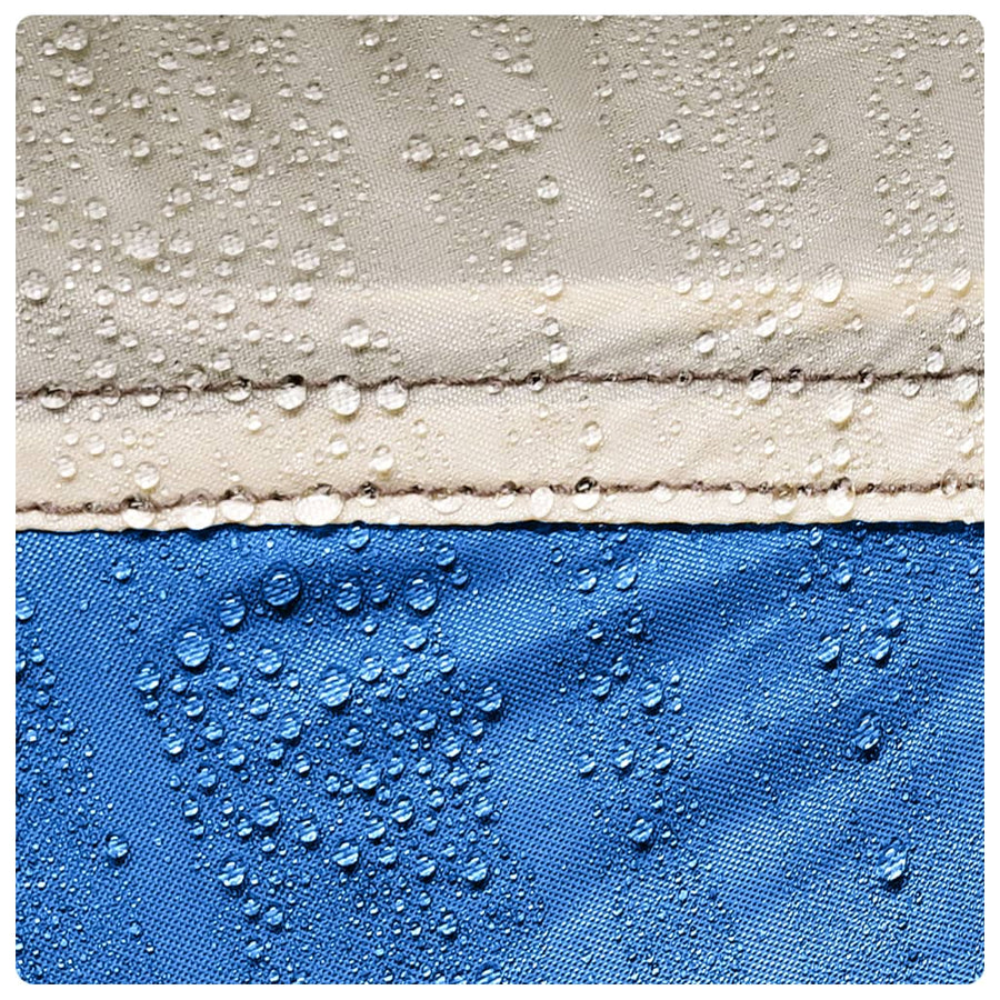 Strandtent waterdicht snelontgrendeling azuurblauw