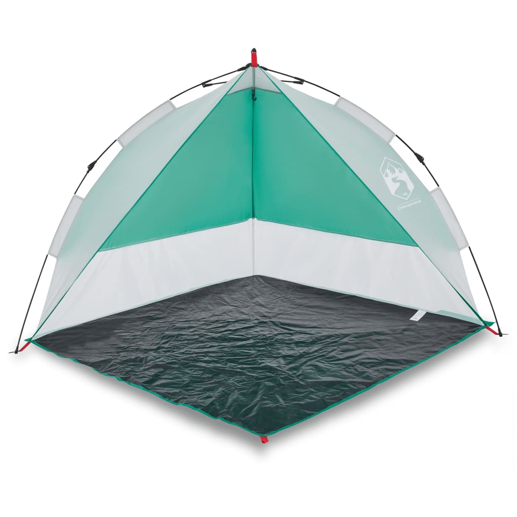 strandtent waterdicht snelontgrendeling zeegroen