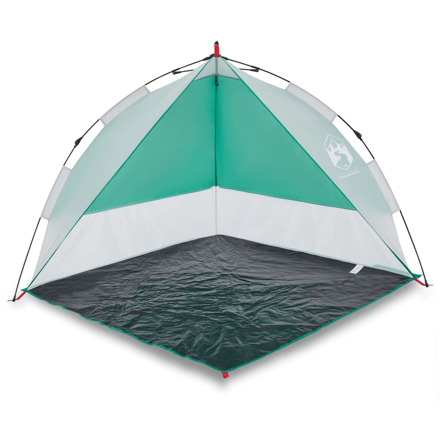 strandtent waterdicht snelontgrendeling zeegroen