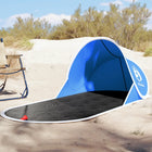 Pop-up beach tent waterproof azure blue