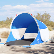 Strandtent 2-persoons pop-up 225x158x115 cm azuurblauw