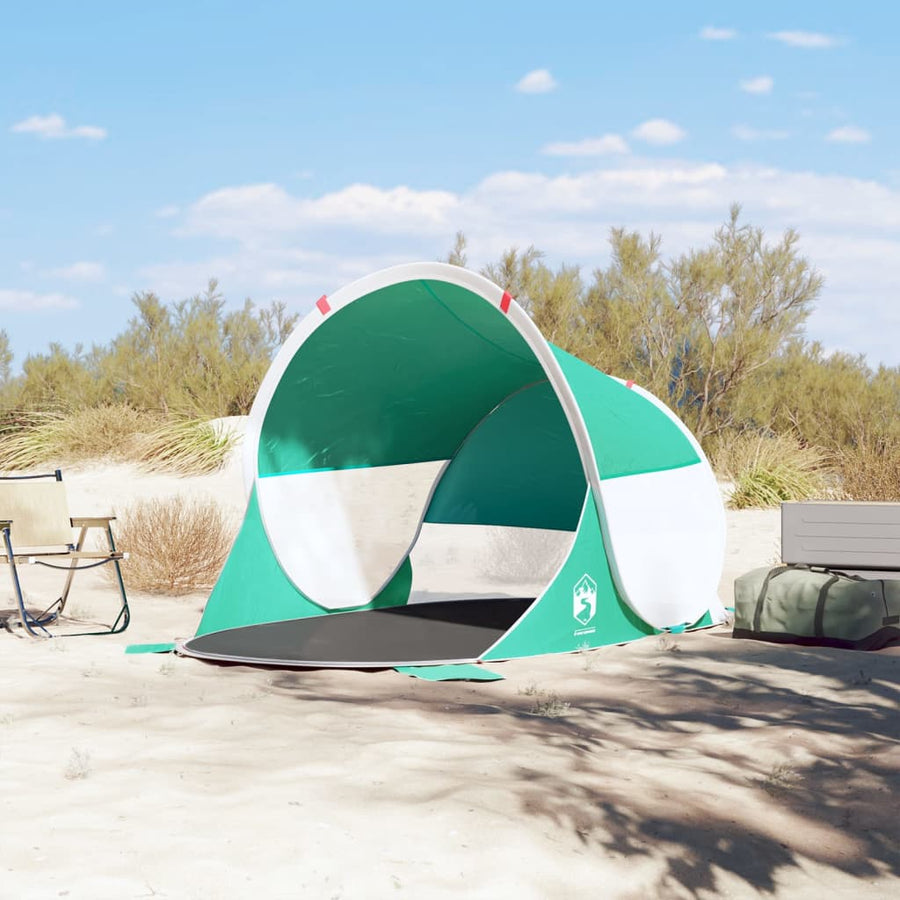 Strandtent 2-persoons pop-up waterdicht zeegroen