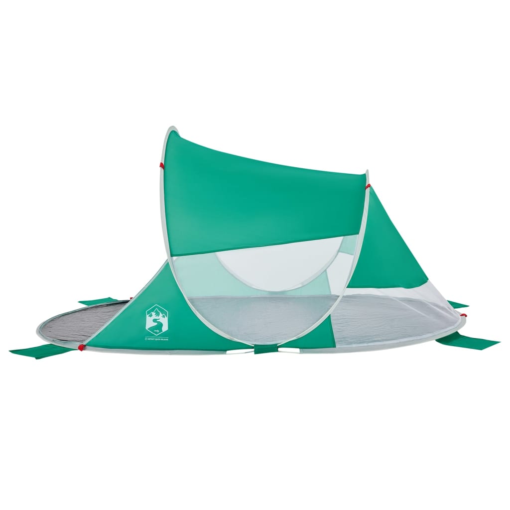 Strandtent 2-persoons pop-up waterdicht zeegroen