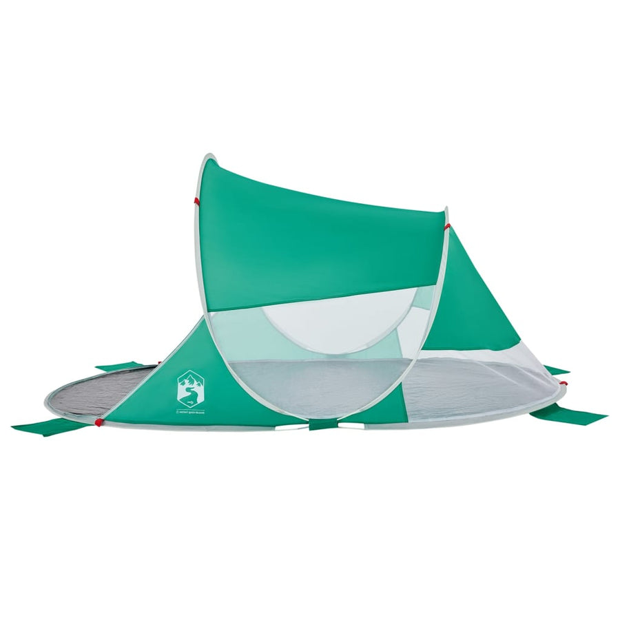 Strandtent 2-persoons pop-up waterdicht zeegroen