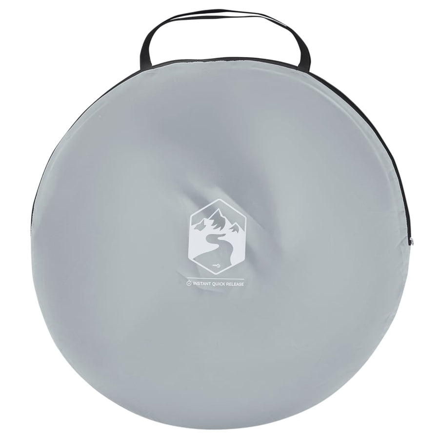 Strandtent 2-persoons pop-up waterdicht grijs