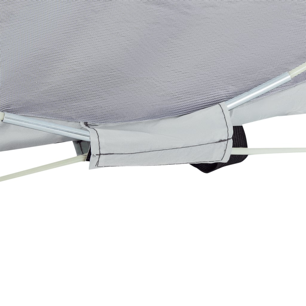 Strandtent 2-persoons pop-up waterdicht grijs