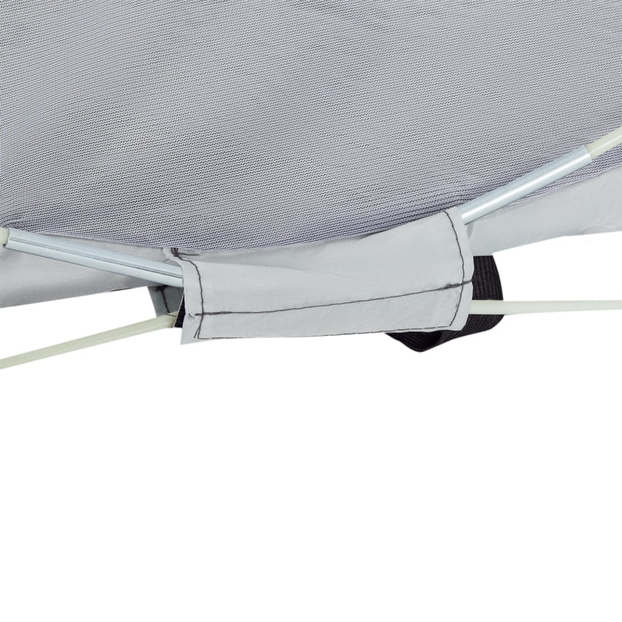 Strandtent 2-persoons pop-up waterdicht grijs