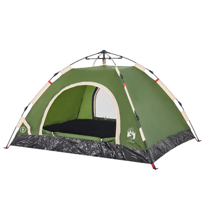 Tent 2-persoons snelontgrendeling groen