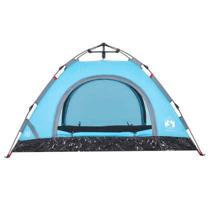 Tent 2-persoons snelontgrendeling blauw